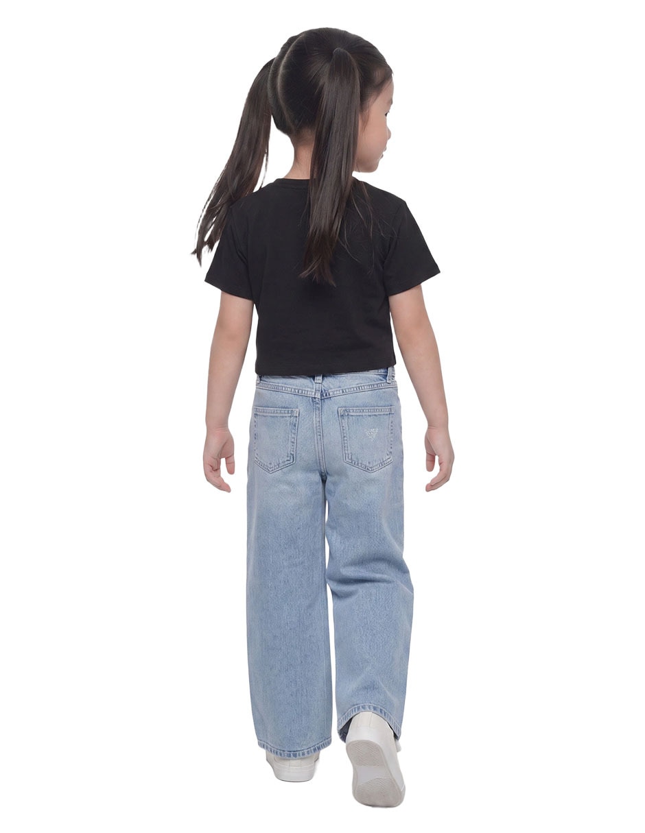 Jeans lavado denim para niña 5