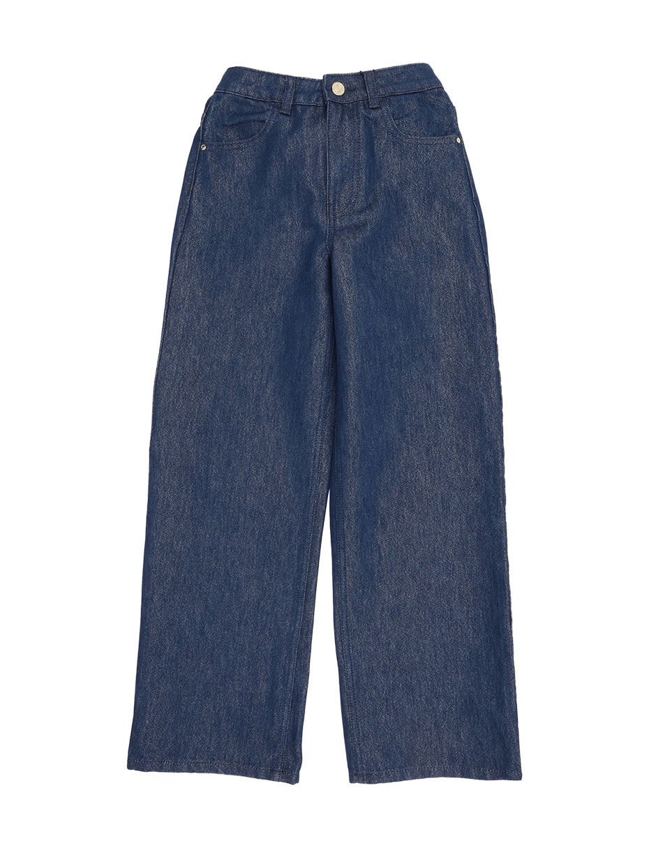 Jeans straight fa26 lavado denim para niña