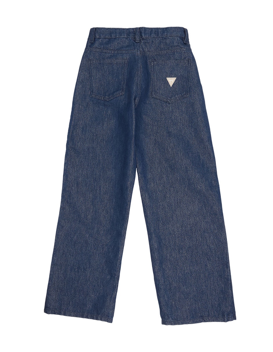 Jeans straight fa26 lavado denim para niña 2