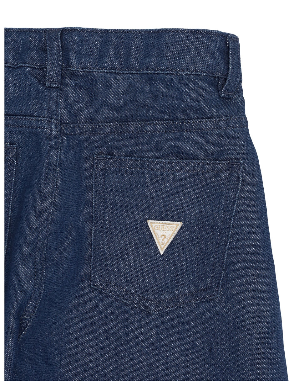 Jeans straight fa26 lavado denim para niña 3