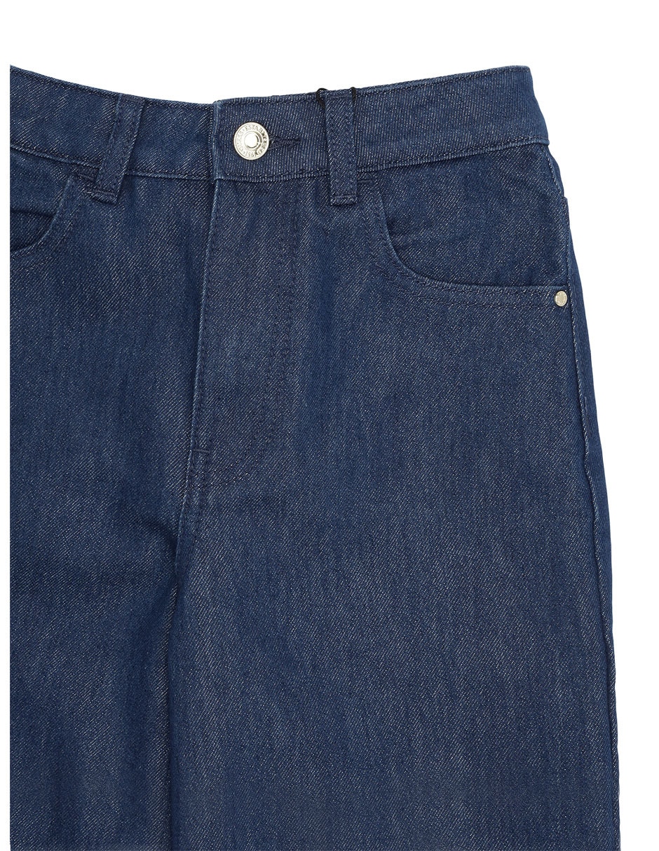 Jeans straight fa26 lavado denim para niña 4