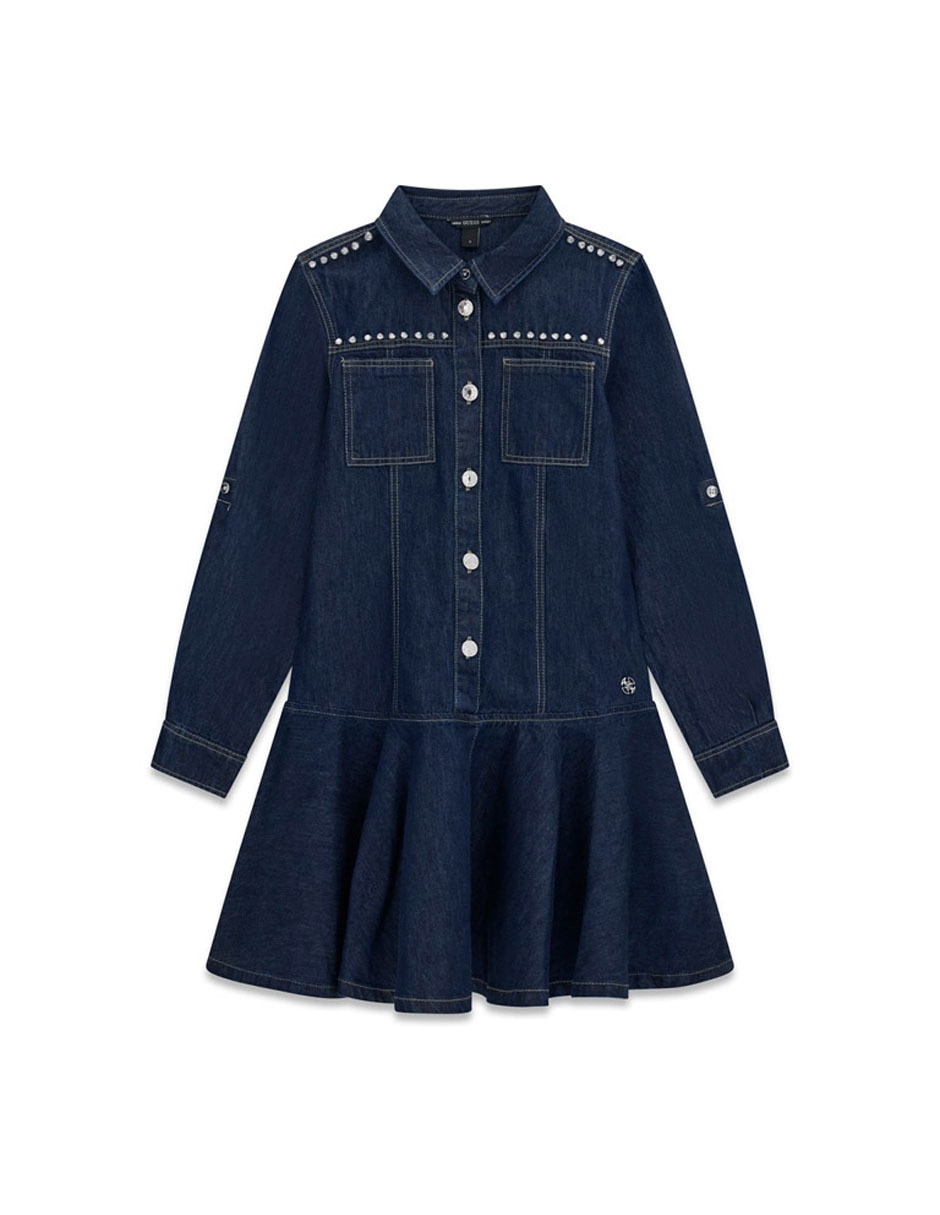 Vestido manga larga para niña Vestido manga larga para niña