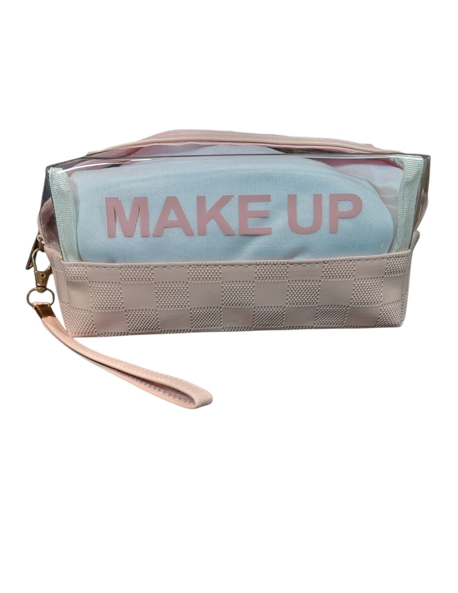 Set cosmetiquera multiusos impermeable 2 piezas para mujer