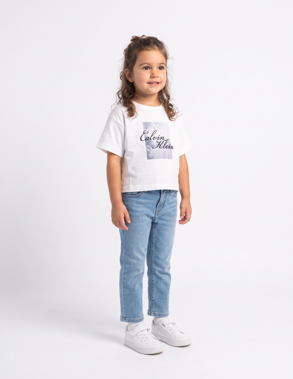 Playera manga corta para niña Playera manga corta para niña