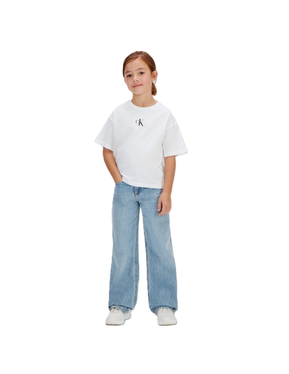 Playera manga corta para niña