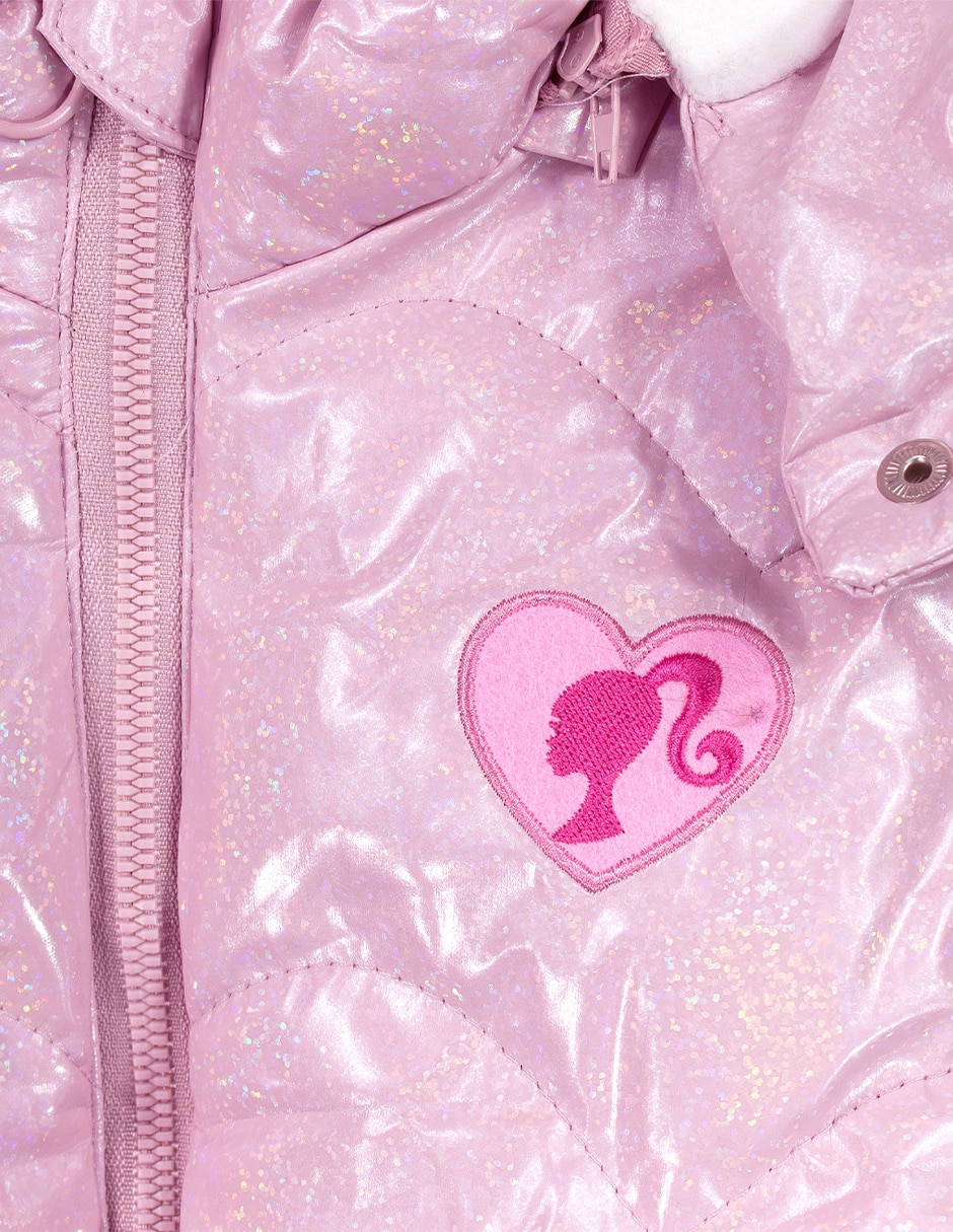Chamarra barbie para niña 6
