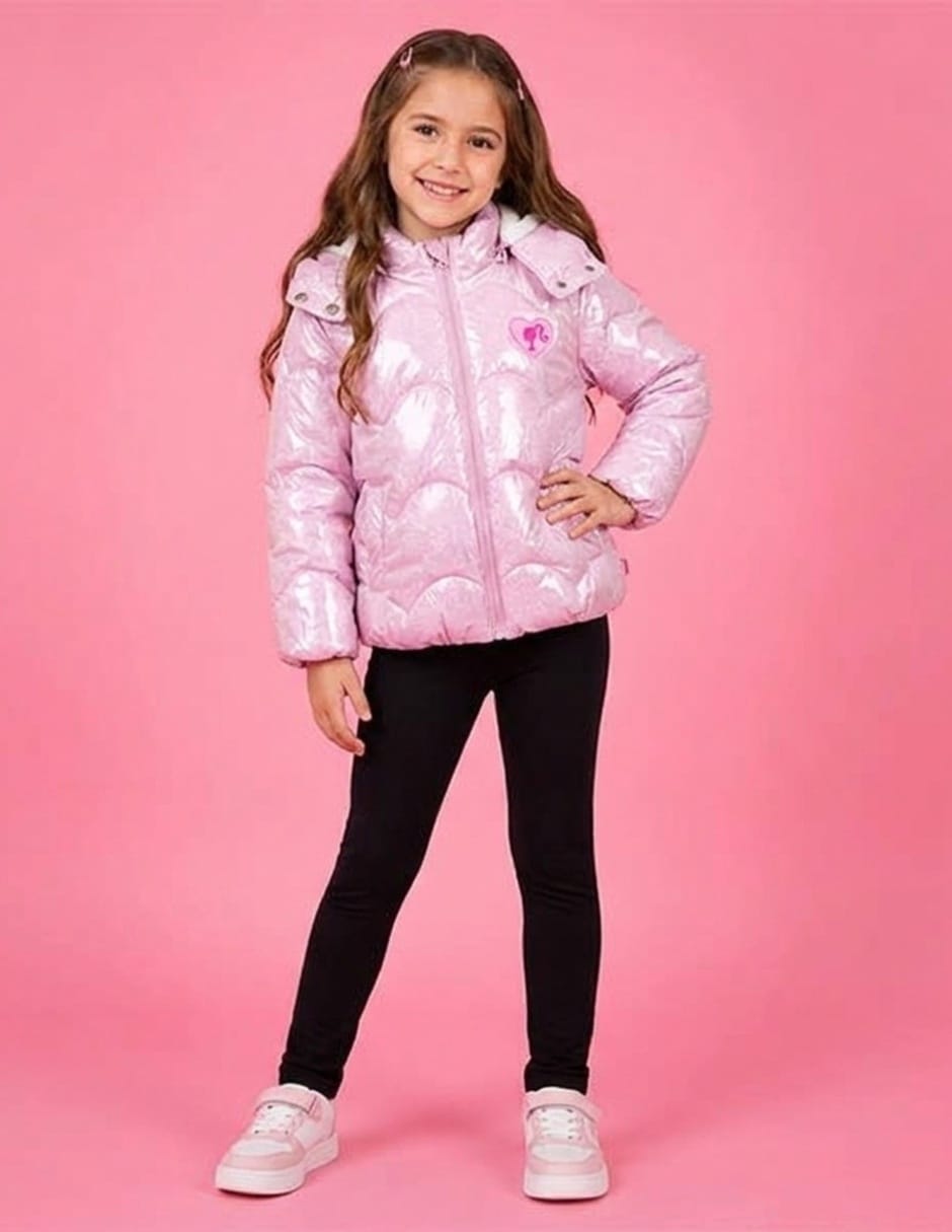 Chamarra barbie para niña 7